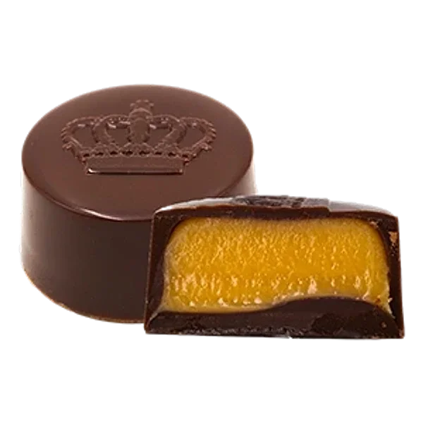 Ciocolată neagră cu cremă de șampanie – bomboană de ciocolată artizanală Choco Toni