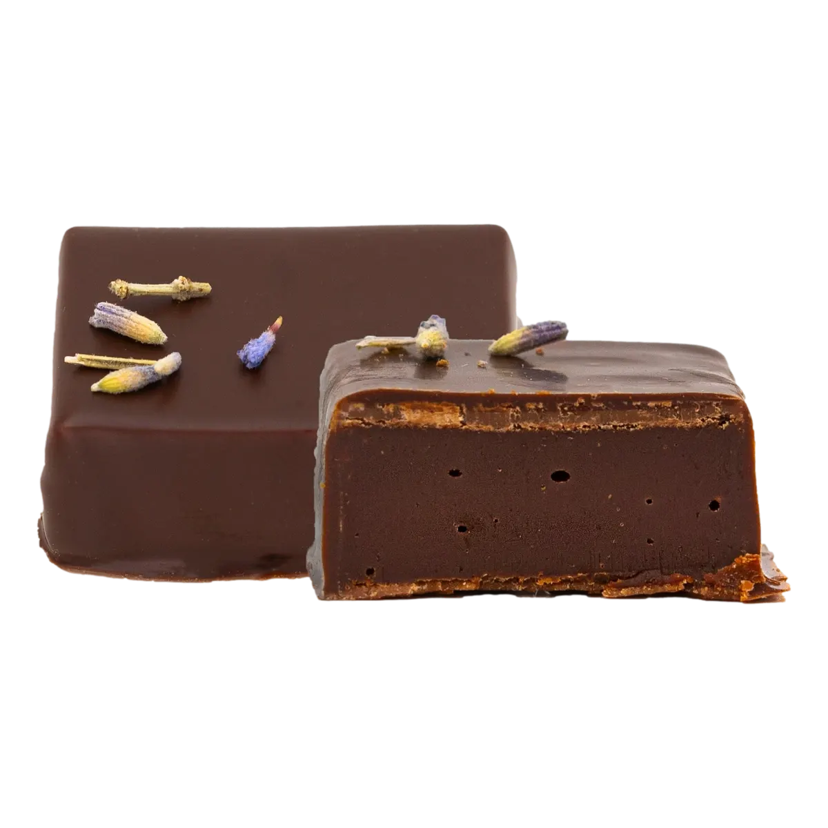 Ciocolată neagră cu lavandă – bomboană de ciocolată artizanală Choco Toni